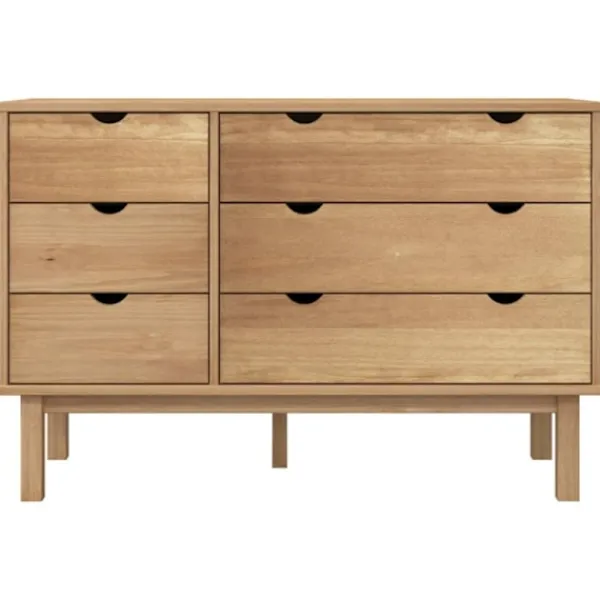 vidaXL Byråer>Byrå OTTA 111x43x73,5 cm massiv furu
