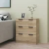 vidaXL Byråer>Byrå sonoma-ek 60x30x70 cm konstruerat trä