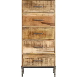 vidaXL Byråer>Byrå 45x35x106 cm massivt mangoträ