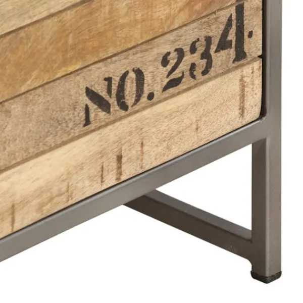vidaXL Byråer>Byrå 45x30x105 cm massivt mangoträ