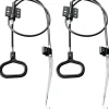 Fåtöljer>【CA】Handtag Recliner Dragkabel Fjäder, Recliner Ersättningsdelar Soffa Pålitlig Släpp Dragkablar D-Ring Handtag (Svart/2 st)