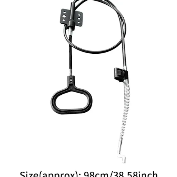 Fåtöljer>【CA】Handtag Recliner Dragkabel Fjäder, Recliner Ersättningsdelar Soffa Pålitlig Släpp Dragkablar D-Ring Handtag (Svart/2 st)