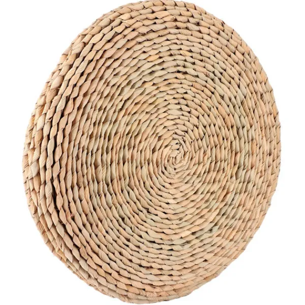 Sittpuffar>Cattail handvävd sittpuff Tatami-sittdyna för Yoga Balkong Bay Window-dekoration