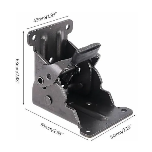 Matbord>Charnire Pliante Autobloquante 90, Support Pliable, Verrouillage Extension Table Support D'tagre Pliable En Tle D'acier Pour Table De Travail, 4 Pcs | Fyndiq