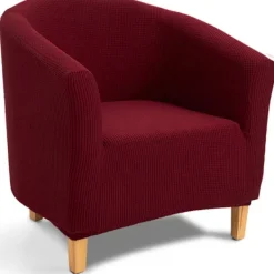 Stolar>Chesterfield fåtölj överdrag, Jacquard stretch stretch badkar