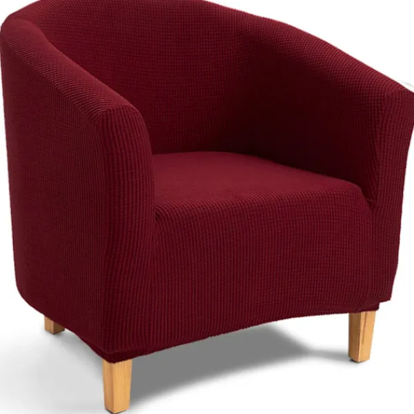 Stolar>Chesterfield fåtölj överdrag, Jacquard stretch stretch badkar