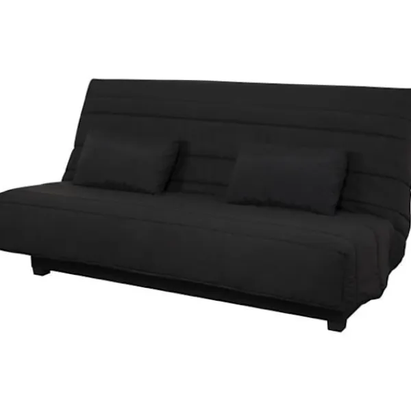 DUNLOPILLO Soffor>Clic clac 2-sits bänk REVEUR - tyg - madrass - Säng 188x128 cm