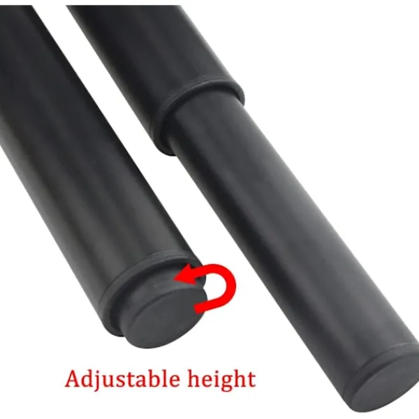 Sängar>(25-42cm, svart) Set med 4 robusta justerbara möbelben i metall för bord, sängar, soffor