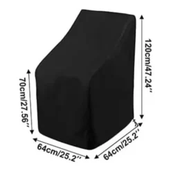 9484896357218 Stolar>65*65*80/120cm Trädgårdsstolskydd Vattentätt Dammtätt Oxford Polyester Skyddande Överdrag