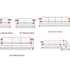 Soffor>Colorful Pattern Sofa Cover Super Strong Elastic Dust-proof Sofa Cover 1-Seater