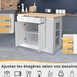 COSTWAY Köksö><noscript><img data-lazyloaded=