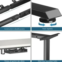 COSTWAY Kontorsmöbler><noscript><img data-lazyloaded=