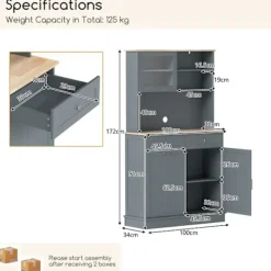 COSTWAY Sideboards><noscript><img data-lazyloaded=
