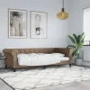 vidaXL Soffor>Dagbädd cappuccino 80x200 cm konstläder