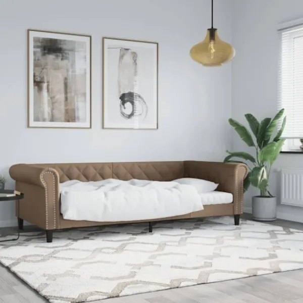 vidaXL Soffor>Dagbädd cappuccino 80x200 cm konstläder