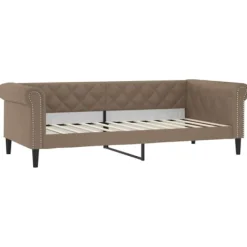 vidaXL Soffor>Dagbädd cappuccino 80x200 cm konstläder