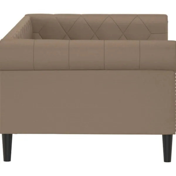 vidaXL Soffor>Dagbädd cappuccino 80x200 cm konstläder