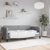 vidaXL Soffor>Dagbädd ljusgrå 90x190 cm tyg
