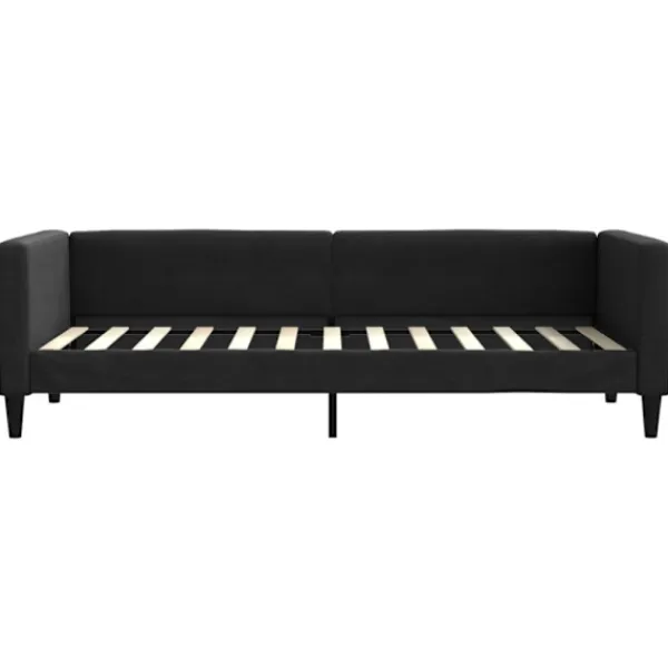 vidaXL Soffor>Dagbädd svart 80x200 cm tyg