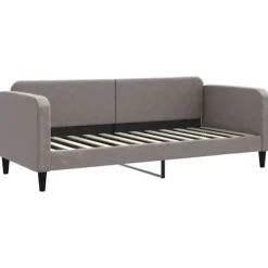 vidaXL Soffor>Dagbädd taupe 80x200 cm tyg