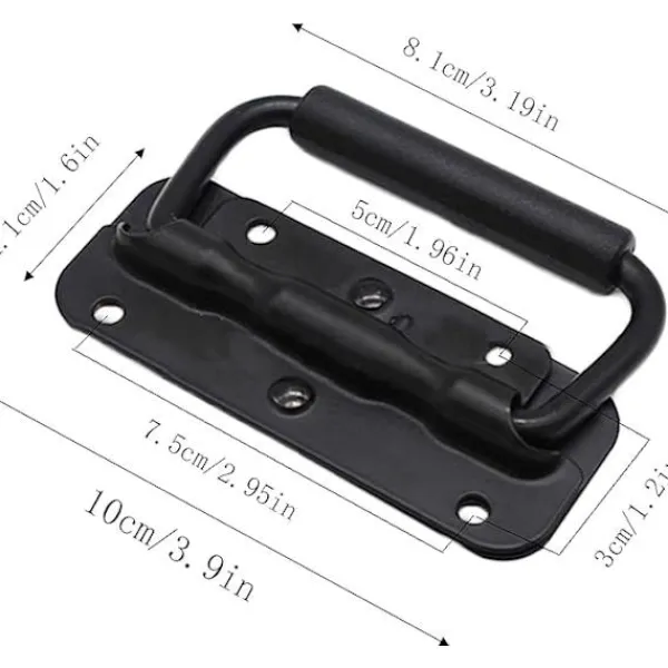 Kistor & Koffertar>4-delars flightcase-handtag, verktygslådefjäderhandtag, dragfjäder F