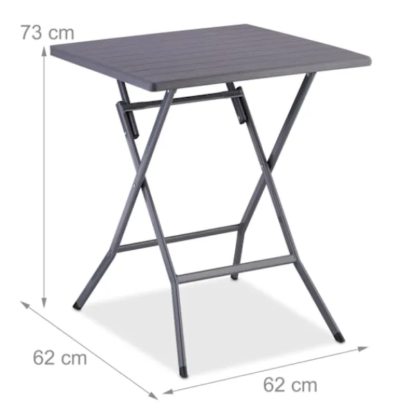 B2X Balkongmöbler>3-delat balkongmöbelset i trälook