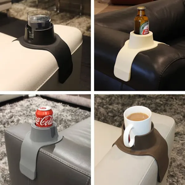Sittsäckar>Den ultimata mugghållaren för din soffa, Jet Black