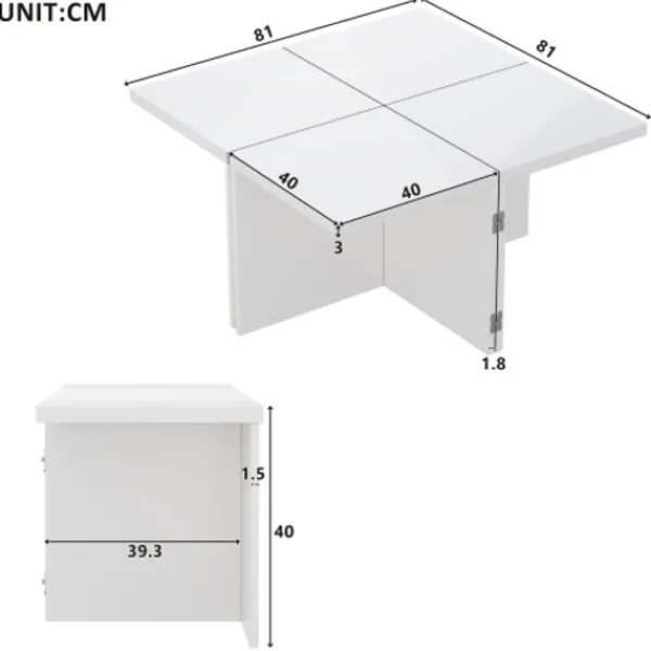 Soffbord>DIY soffbord med högglansbord - Individuellt kombinerat sidobord i modern design