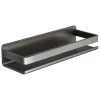 Hyllor>Duschkorg, Hög Räls Hållare, Metall Väggmonterad Förvaringshylla, 30x13x7.7cm (Grå)