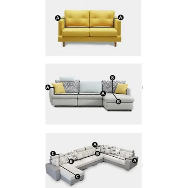 Soffor>Elastiskt sofföverdrag, bekvämt stretchtyg (beige, 140-180cm)