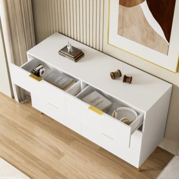 Byråer>Elegant skänk med modern design, byrå och gott om förvaringsutrymme