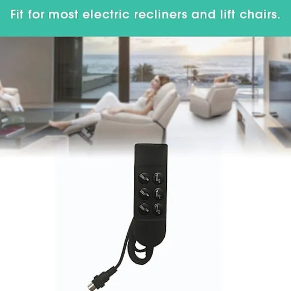 Mwin Fåtöljer>Elektrisk Recliner Stol Delar Strömbrytare 6 Knappar Elektrisk Soffa