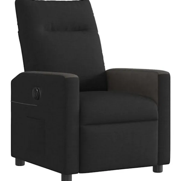 vidaXL Fåtöljer>Elektrisk reclinerfåtölj svart tyg