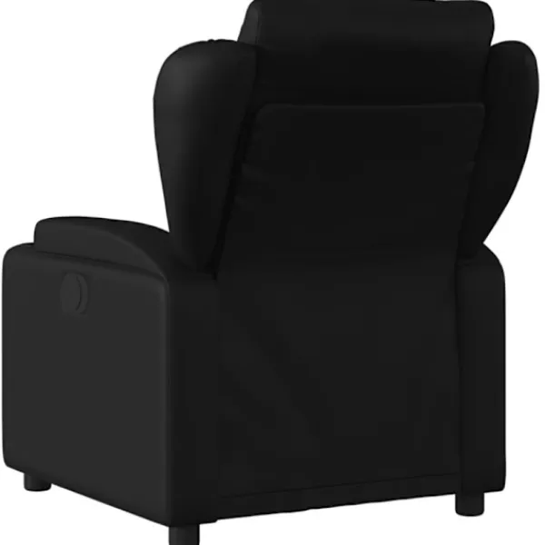 vidaXL Fåtöljer>Elektrisk reclinerfåtölj svart konstläder