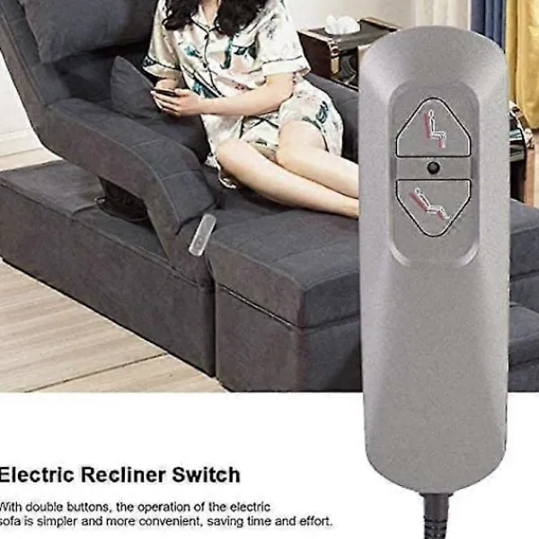 Fåtöljer>Elektrisk Relaxfåtölj Kontroll Dubbelknapp, Stollyft/Elektrisk Soffa Manuell Kontroll, Soffa Relaxfåtölj Justeringsfjärrkontroll