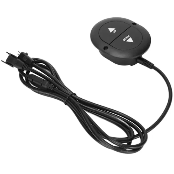 Fåtöljer>Elektrisk Relaxfåtölj Strömbrytare Massagefåtölj Handtag Lyft Elektrisk Stols Kontroll med 2 Knappar 12‑32V