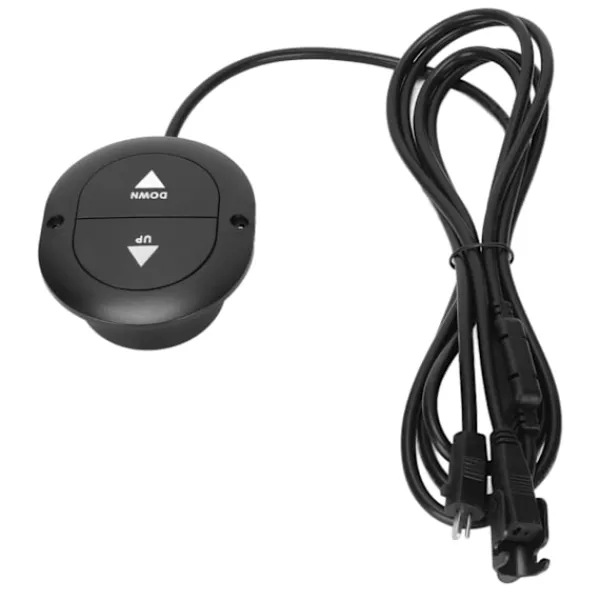 Fåtöljer>Elektrisk Relaxfåtölj Strömbrytare Massagefåtölj Handtag Lyftare Elektrisk Stols Kontroll med 2 Knappar 12‑32V