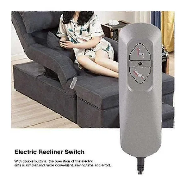 Fåtöljer>Elektrisk Relaxfåtöljkontroll Dubbelknapp, Stollyft/elektrisk Soffa Manuell Kontroll, Soffrelax