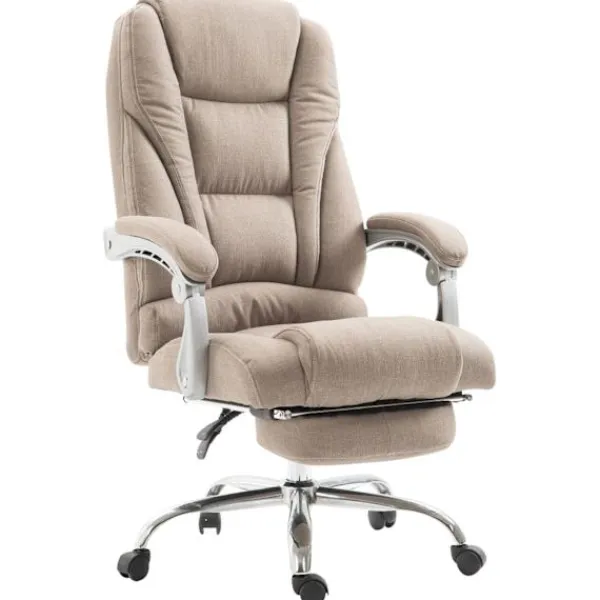 BellaFurn Kontorsmöbler>Ergonomisk kontorsstol - Kontorsordförande - Stepleless justerbar sitthöjd Färg: Taupe