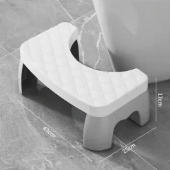 Pallar>Ergonomisk toalettpall för vuxna, barn, gravida kvinnor - Halkfri, bärbar squat-toalett med R