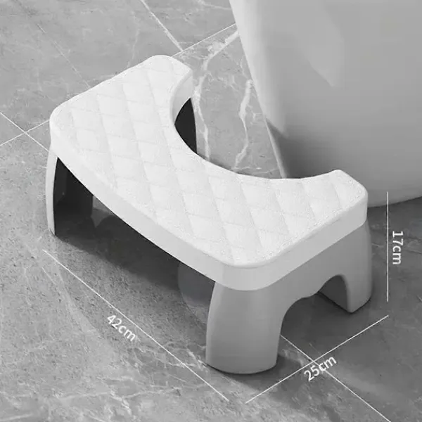 Pallar>Ergonomisk toalettpall för vuxna, barn, gravida kvinnor - Halkfri, bärbar squat-toalett med R