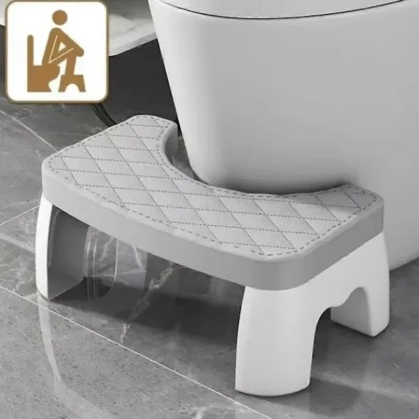 Pallar>Ergonomisk toalettpall för vuxna, barn, gravida kvinnor - Halkfri, bärbar squat-toalett med R