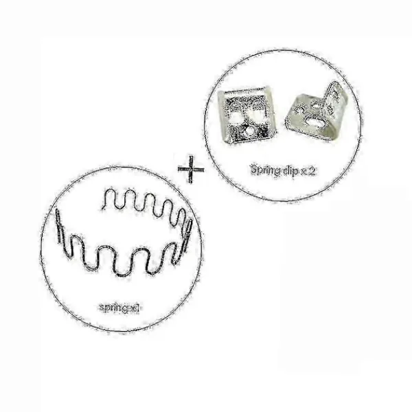 Soffor>Ersättningsfjädrar för soffstolar med clips - Reparationssats för möbler för 40cm/45cm/50cm/55cm/60cm klädda sitsar