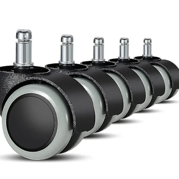 Kontorsmöbler>Ersättningshjul för kontorsstolar på hårda golv - 5-pack - 11 mm / 22 mm - För gamingstolar, snurrstolar, Pr_RY