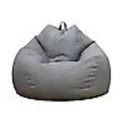 Sittsäckar>Extra Stor Bönpåse Stol Soffa Överdrag Lat Lounger För Vuxna Barn Inomhus 80 * 90cm