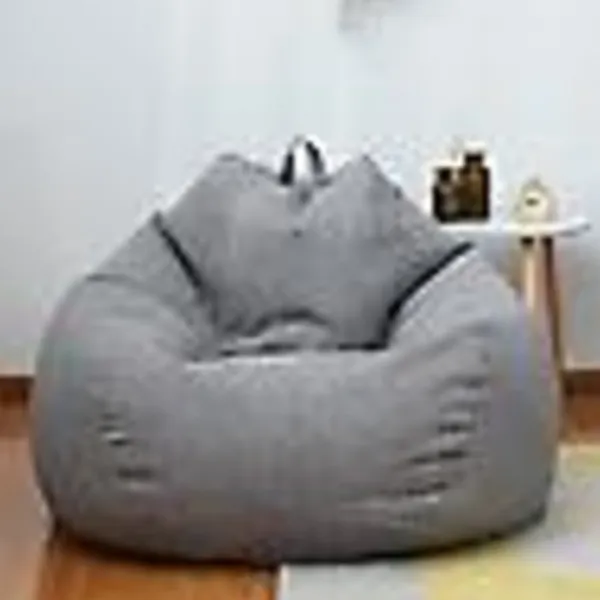Sittsäckar>Extra Stor Bönpåse Stol Soffa Överdrag Lat Lounger För Vuxna Barn Inomhus 90 * 110cm