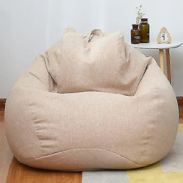 Sittsäckar>Extra Stor Bönpåse Stol Soffaöverdrag Inomhus Lat Lounger För Vuxna Barn (Inget fyllnadsmaterial)
