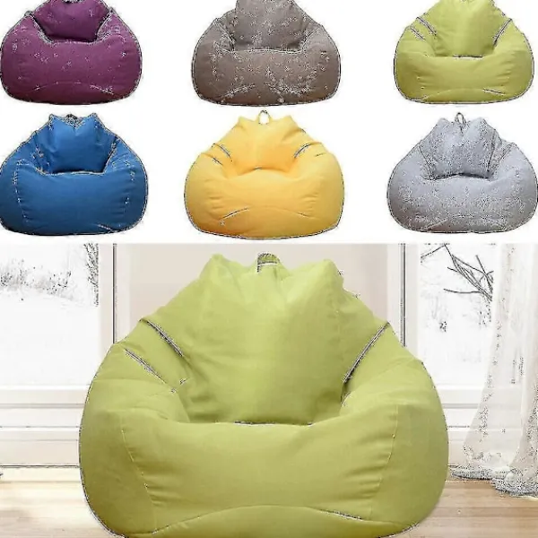 Sittsäckar>Extra Stora Sittsäckar Sofföverdrag Inomhus Lazy Lounger För Vuxna Barn (Inget fyllnadsmaterial)