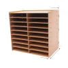 OEM Kontorsmöbler>Filorganisatör, 9 nivåer, 18 fack, modern design,Brun