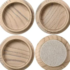 Stolar>Filt Golvkoppar Hjul, 60mm 2.4 Tum Halkfria Golvskydd För Möbelben, Stolsben, Trä, Laminatgolv, 4st (FMY)